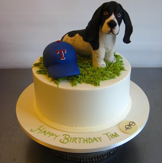 Торт для любителей собак, в частности, бассет-хаундов.jpg