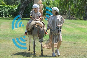 Осел с услугой Wi-Fi появился в Израиле
