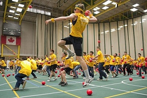 На стадионе «Труд» нижегородцы сыграют в вышибалы