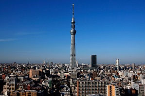 В Токио закончено строительство самой высокой в мире телебашни