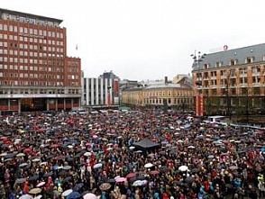 В Осло 40 тысяч жителей спели нелюбимую песню Брейвика